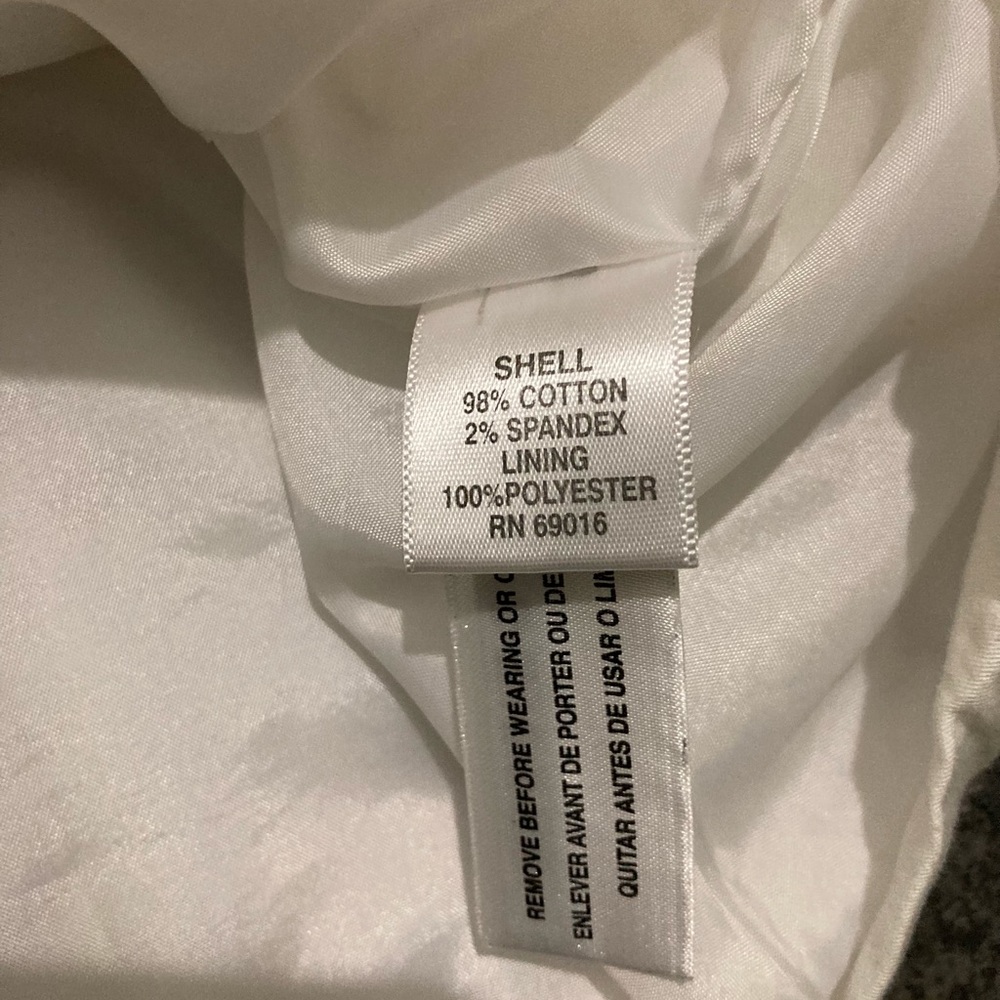 White Full Zip Spring Jacket. Studio Works Size X… - image 7